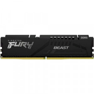 Память DDR5 32Gb 6000MHz Kingston KF560C36BBE-32 Fury Beast Black RTL Gaming PC5-48000 CL36 DIMM 288-pin 1.35В dual rank с радиатором Ret