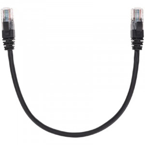 Rexant (02-0102-03) Патч-корд U/UTP, CAT 5e, RJ45-RJ45, 26AWG, LSZH, черный, 0,3м
