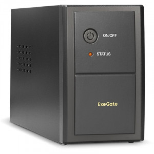Exegate EP285520RUS ИБП Power Back BNB-400.LED.AVR.4C13 <400VA/240W, LED, AVR, 4*C13, металлический корпус Black> 