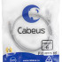 Cabeus PC-UTP-RJ45-Cat.6-1m-LSZH Патч-корд U/UTP, категория 6, 2xRJ45/8p8c, неэкранированный, серый, LSZH, 1м