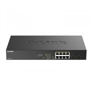 D-Link DGS-1010P/B1A Конфигурируемый коммутатор с 8 портами 10/100/1000Base-T, 2 портами 1000Base-X SFP и DIP-переключателем (8 портов PoE 802.3af/at, PoE-бюджет 125 Вт, дальность до 250 м) D-Link DGS-1010P/B1A Конфигурируемый коммутатор с 8 портами 10/100/1000Base-T, 2 портами 1000Base-X SFP и DIP-переключателем (8 портов PoE 802.3af/at, PoE-бюджет 125 Вт, дальность до 250 м)