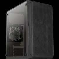 Formula CS-107 Black (mATX, без БП, Window, USB3.0 x1, USB2.0 x1, 12cm black fan x 1)
