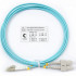 Cabeus FOP-50-LC-SC-2m Шнур оптический duplex LC-SC 50/125 mm OM3 2м LSZH