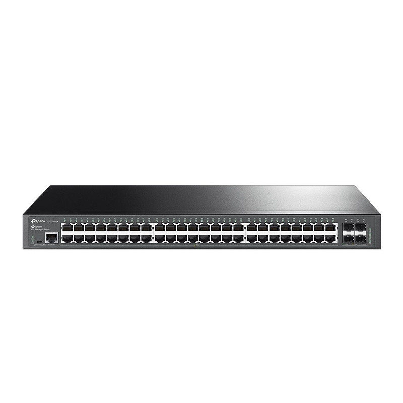 TP-Link TL-SG3452X JetStream 48-портовый гигабитный управляемый коммутатор уровня 2+ с четырьмя слотами SFP+ 10 Гбит/с