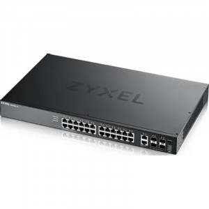 Коммутатор/ Zyxel XGS2220-30 L3 Access switch , rack 19", 24xRJ-45: 1G, 2xRJ-45: 1/2.5/5/10G, 4xSFP+, standalone/cloud management