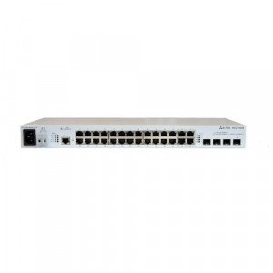ELTEX MES2124MB Коммутатор уровня L2, 24 порта 10/100/1000 Base-T ( (RJ-45), 4 комбо-порта 10/100/1000 Base-T/1000Base-X, консольный порт RS-232/RJ-45