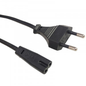 Кабель питания Filum FL-PC2.5-EU-C7-3M CEE 7/16 -С13, 2х0.5, 220В, 2.5A, чёрный, 3.0м (1115457)