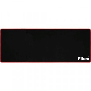 Filum FL-MP-XL-GAME Коврик игровой для мыши, серия- Bulldozer,  черный, оверлок, размер “XL”- 900*450*3 мм, ткань+резина.
