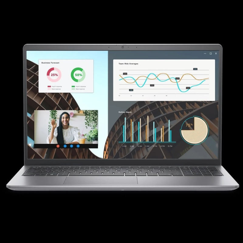 Dell Vostro 3530 [3530-3650] (КЛАВ.РУС.ГРАВ.) Black 15.6" {FHD WVA i3-1305U/8Gb/512Gb SSD/RJ-45/Linux}