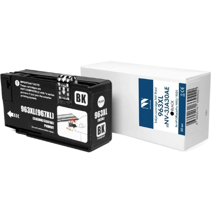 Струйный картридж NVP 963XL (NV-3JA30AE) Black для HP OfficeJetPro 9010/9020 (26 мл) совместимый