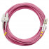 Cabeus FOP-50-OM4-LC-SC-20m Шнур оптический duplex LC-SC 50/125 mm OM4 20м LSZH