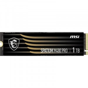 Твердотельный накопитель SSD MSI 1TB PCIe 4.0 NVMe M.2 SPATIUM M480 PRO 