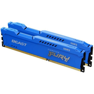 Kingston DRAM 8GB 1600MHz DDR3 CL10 DIMM (Kit of 2) FURY Beast Blue EAN: 740617318180