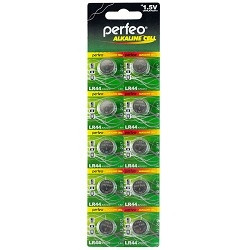 Perfeo LR44/10BL Alkaline Cell 357A AG13 (10 шт. в уп-ке)
