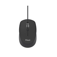 Мышь Filum FL-M10-BK оптическая USB 4 кл., DPI: 800/1200/1600/2400, черная, Windows XP/Vista/7/8/10, MacOS