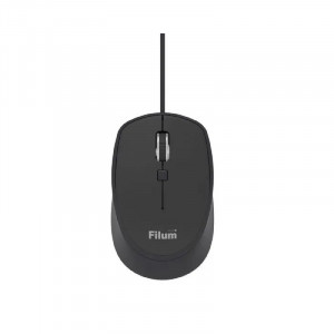 Мышь Filum FL-M10-BK оптическая USB 4 кл., DPI: 800/1200/1600/2400, черная, Windows XP/Vista/7/8/10, MacOS
