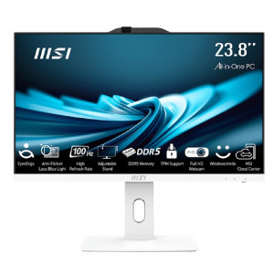 MSI Pro AP242P 14M-676XRU [9S6-AE0622-676] White 23.8" {FHD i3 14100/16Gb/ 512Gb SSD/ UHD Graphics 730/ noOS/kb/m}