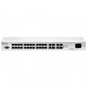 ELTEX MES2124 Ethernet-коммутатор 24 порта 10/100 Base-T, 4 порта 10/100/1000 Base-T/1000Base-X (SFP), L2, 220V AC, 12V DC