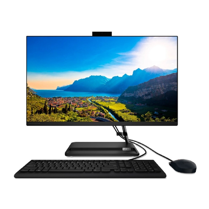 Lenovo IdeaCentre AIO 3 27ALC6 [F0FY00MLRU] Black  27" {FHD Ryzen 5 7530U(2Ghz)/16384Mb/512SSDGb/noDVD/Int:AMD Radeon/noOS + RU kbd, mouse USB}