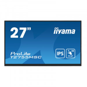 LCD Iiyama 27'' T2755MSC-B1 {IPS Touch 1920x1080 60Hz 5ms 400cd HDMI DisplayPort USB M/M}