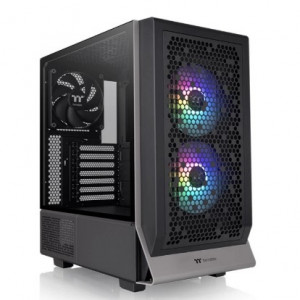 Корпус Thermaltake Ceres 300 TG ARGB черный без БП ATX 3x140mm 2xUSB3.0 1xUSB3.1 audio bott PSU