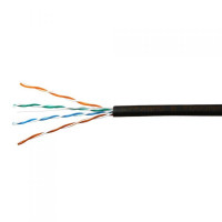 SkyNet Кабель UTP outdoor, медный, FLUKE TEST, кат.5e, однож., 305 м, box, черный [CSL-UTP-4-CU-OUT]
