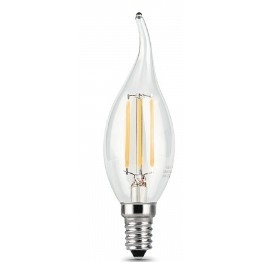 GAUSS 104801111 Светодиодная лампа LED Filament Свеча на ветру E14 11W 720lm 2700K 1/10/50 