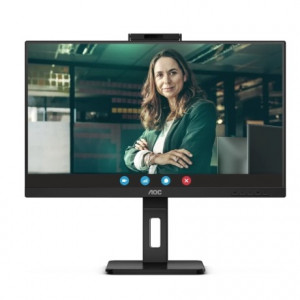 LCD AOC 23.8'' 24P3QW {IPS 1920x1080 75Hz 4ms 178/178 300cd 2xHDMI1.4 DisplayPort1.2 4xUSB3.2 WEBCam MM}