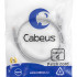 Cabeus PC-UTP-RJ45-Cat.6-1m Патч-корд U/UTP, категория 6, 2xRJ45/8p8c, неэкранированный, серый, PVC, 1м