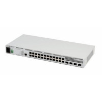 ELTEX MES2424B Ethernet-коммутатор 24 порта 10/100/1000BASE-T, 4 порта 1000BASE-X/10GBASE-R, L3, 220В AC, 12B DC
