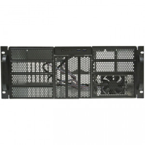 Procase Корпус 4U server case,9x5.25+3HDD,черный,без блока питания,глубина 450мм,MB ATX 12"x9,6"