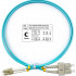 Cabeus FOP-50-LC-SC-1m Шнур оптический duplex LC-SC 50/125 mm OM3 1м LSZH Cabeus FOP-50-LC-SC-1m Шнур оптический duplex LC-SC 50/125 mm OM3 1м LSZH