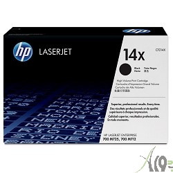 HP CF214X Картридж, Black{LaserJet 700 MFP M712, Black, (17 500стр.)}