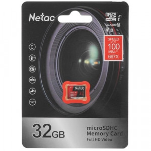 Micro SecureDigital 32GB Netac MicroSD P500 Extreme Pro, Retail version card only