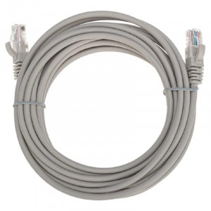 Rexant (02-0100-5) Патч-корд U/UTP, CAT 5e, RJ45-RJ45, 26AWG, LSZH, серый, 5м