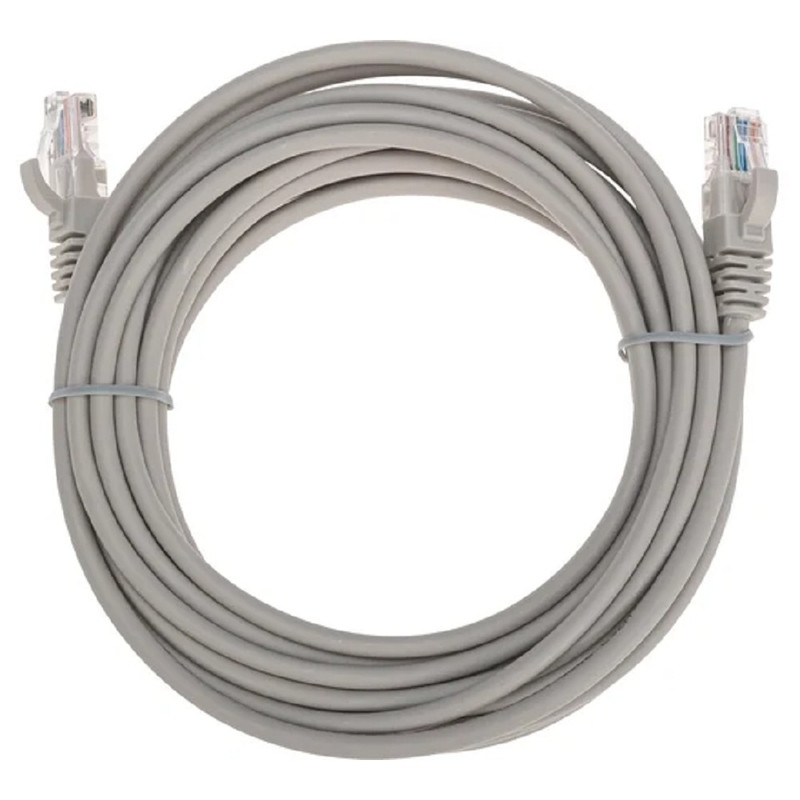 Rexant (02-0100-5) Патч-корд U/UTP, CAT 5e, RJ45-RJ45, 26AWG, LSZH, серый, 5м