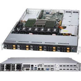 Supermicro AS-1114S-WN10RT  A+ Server 1114S-WN10RT, Single AMD EPYC 7002 CPU, 16 DIMMs; 2 PCI-E 4.0 x16 (FHHL) slots, 1 PCI-E 4.0 x16 (LP) slot, 10 Hot-swap U.2 NVMe4/NVMe3/SATA3