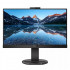 LCD PHILIPS 23.8" 243B9H/00 Black с поворотом экрана {IPS 1920x1080 75Hz 4ms 178/178 250cd 50M:1 HDMI webcam}