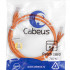 Cabeus PC-UTP-RJ45-Cat.5e-1m-OR Патч-корд U/UTP, категория 5е, 2xRJ45/8p8c, неэкранированный, оранжевый, PVC, 1м