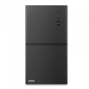 CBR Корпус mATX Minitower V861, без БП, 2*USB 2.0, HD Audio+Mic, Black [PCC-MATX-V861-WPSU]