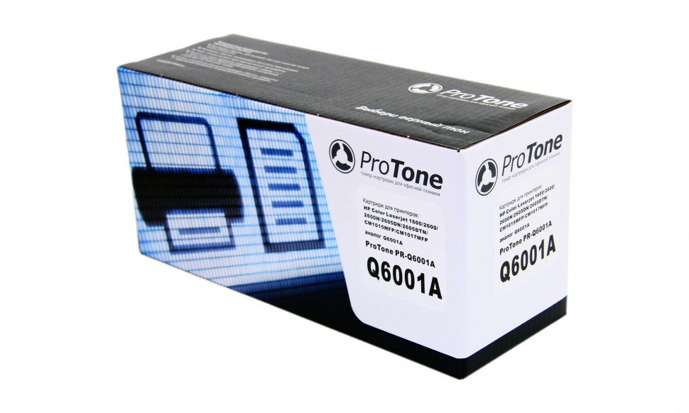 Q6001A (HP 124A) Картридж ProTone для HP Color LaserJet-1600/2600/2605/CM1015/CM1017 (2000 стр.) голубой