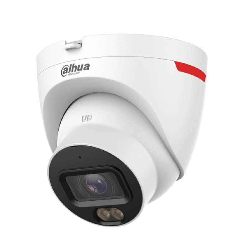 DAHUA DH-IPC-HDW2449TP-S-LED-0280B-PRO Уличная турельная IP-видеокамера WizColor 4Мп, 1/1.8” CMOS, объектив 2.8 мм, видеоаналитика, микрофон, LED 30м, IP67, металл/пластик