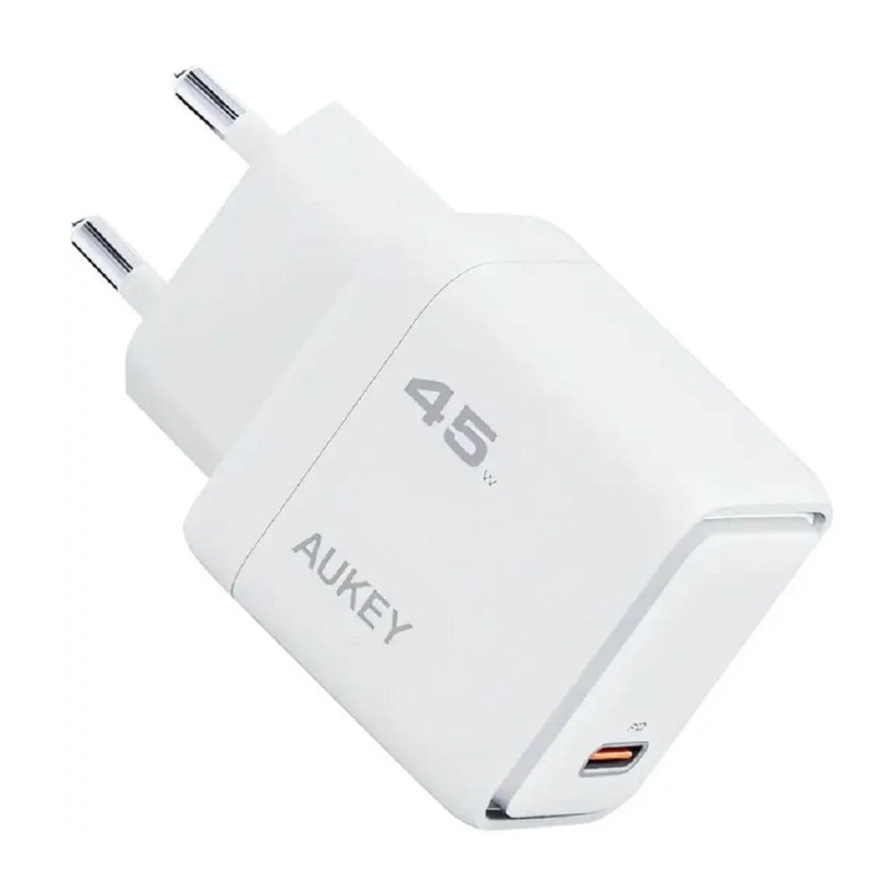 Aukey сетевое зарядное устройство Comet 45W White (AWC-PA-C2W)