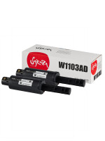 W1103AD (2шт по 1500к) Sakura Двойной заправочный комплект для HP Neverstop laser, тип 103A, черный, 2 x 2500 к.