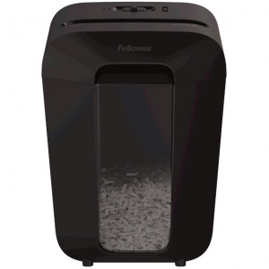Fellowes Шредер PowerShred LX70 FS-44075(01), черный {DIN P-4, 4х37мм, 11 лст., 18 лтр., уничт.: скрепки,скобы,карты}