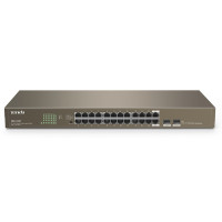 TENDA TEG1024F Коммутатор в стойку 24-Ports 10/100/1000 Base-T + 2-Ports 1000 Base-X SFP TENDA TEG1024F Коммутатор в стойку 24-Ports 10/100/1000 Base-T + 2-Ports 1000 Base-X SFP