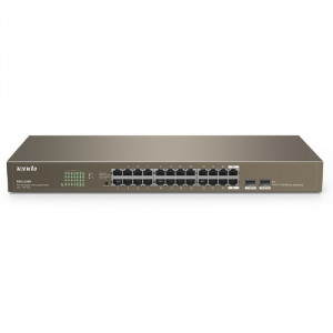 TENDA TEG1024F Коммутатор в стойку 24-Ports 10/100/1000 Base-T + 2-Ports 1000 Base-X SFP