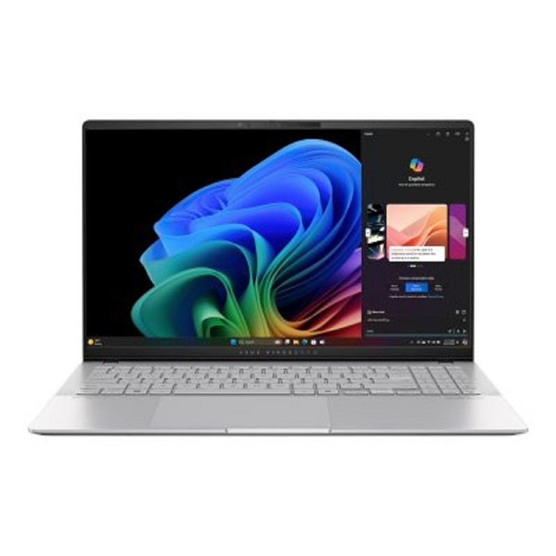 ASUS Vivobook S 15 OLED S5507QA-MA012W [90NB14Q2-M005C0] Cool Silver 15.6" {3K OLED 2880x1620  Snapdragon X Plus/16Gb/512Gb SSD/W11H}