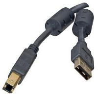 Defender USB04-06 PRO Кабель USB 2.0  для соед. 1.8м AM/BM , зол.конт, 2фер.фил.  [87430]