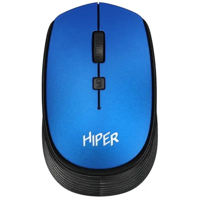 Мышь HIPER беспроводная HOMW-083 {1600dpi, синий, USB, 4кнп}